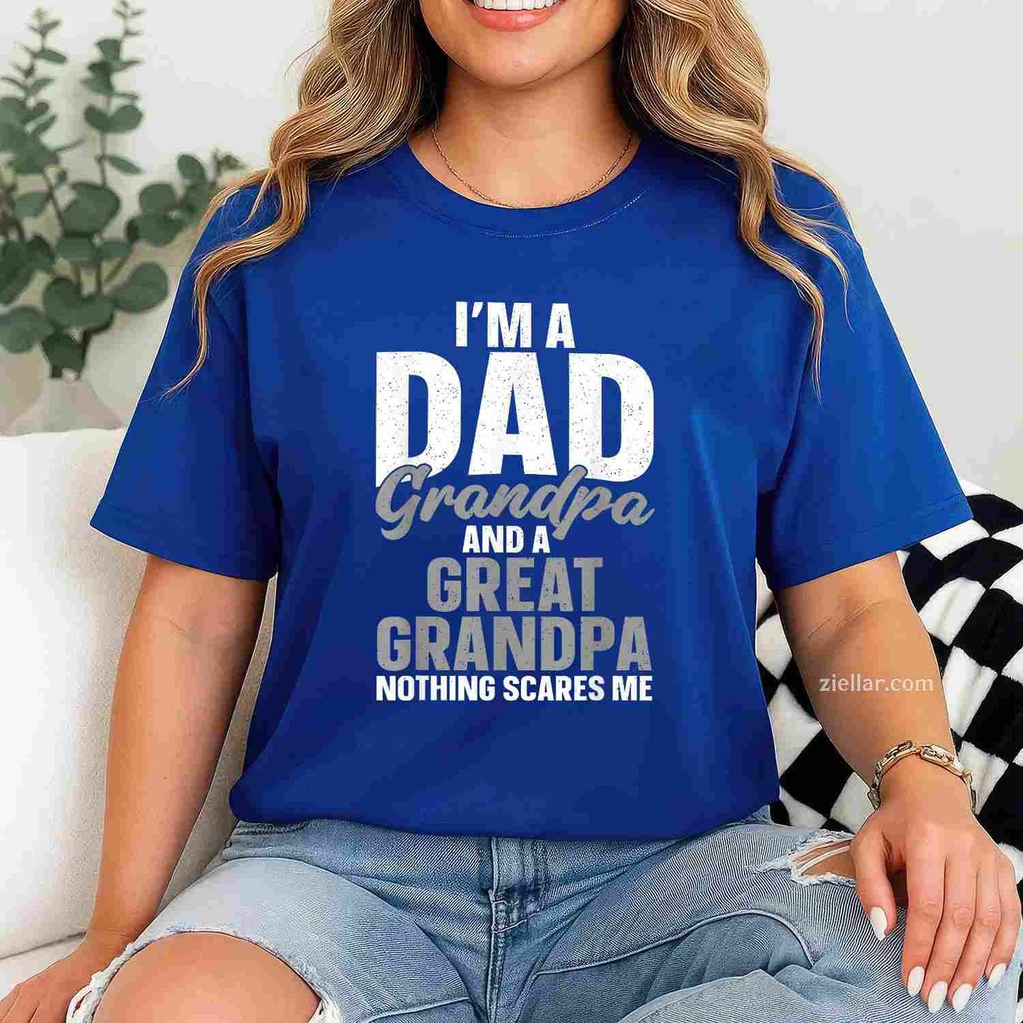 Great Grandpa Art For Great Grandfather Men Grandparents Day T-Shirt Tee