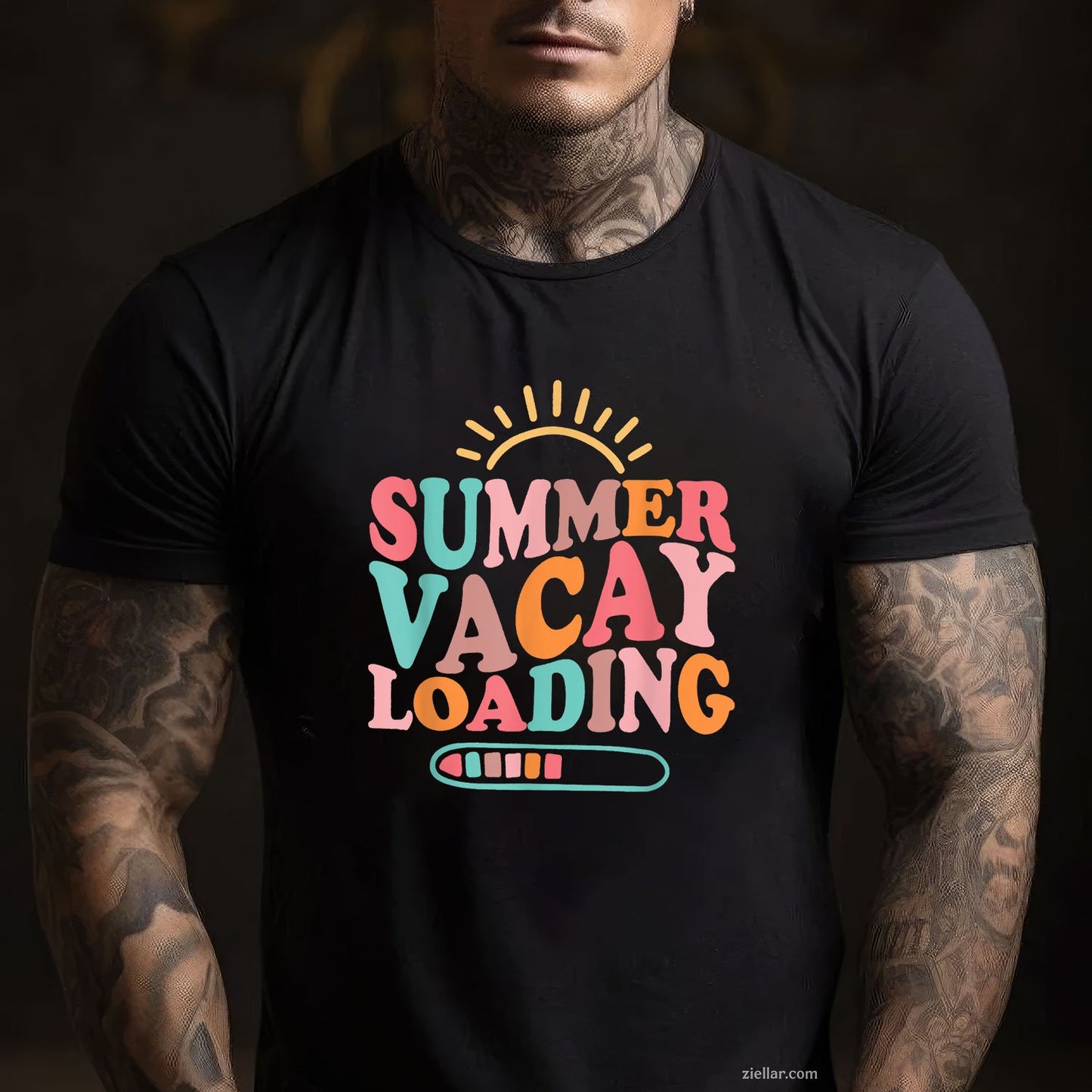 Groovy Summer Vacay Loading Tee and T-Shirt, Week Countdown Last Day of School T-Shirt for Adults