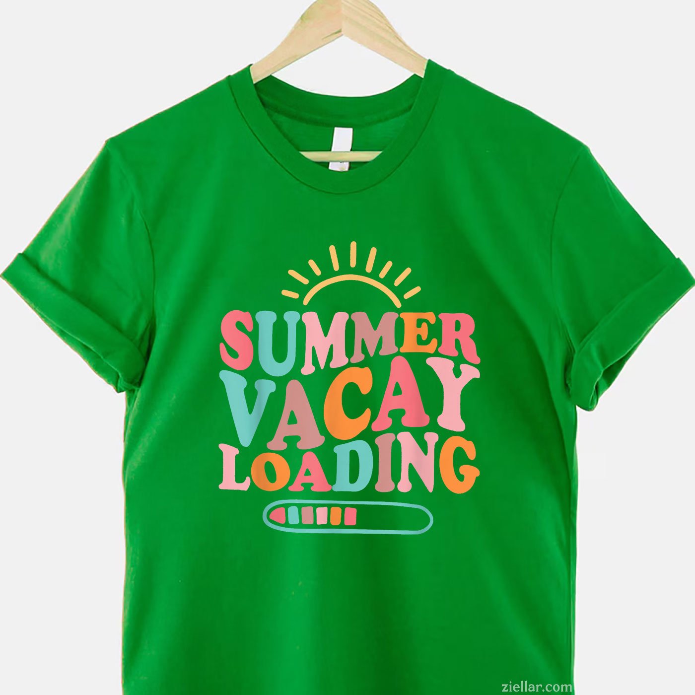 Groovy Summer Vacay Loading Tee and T-Shirt, Week Countdown Last Day of School T-Shirt for Adults