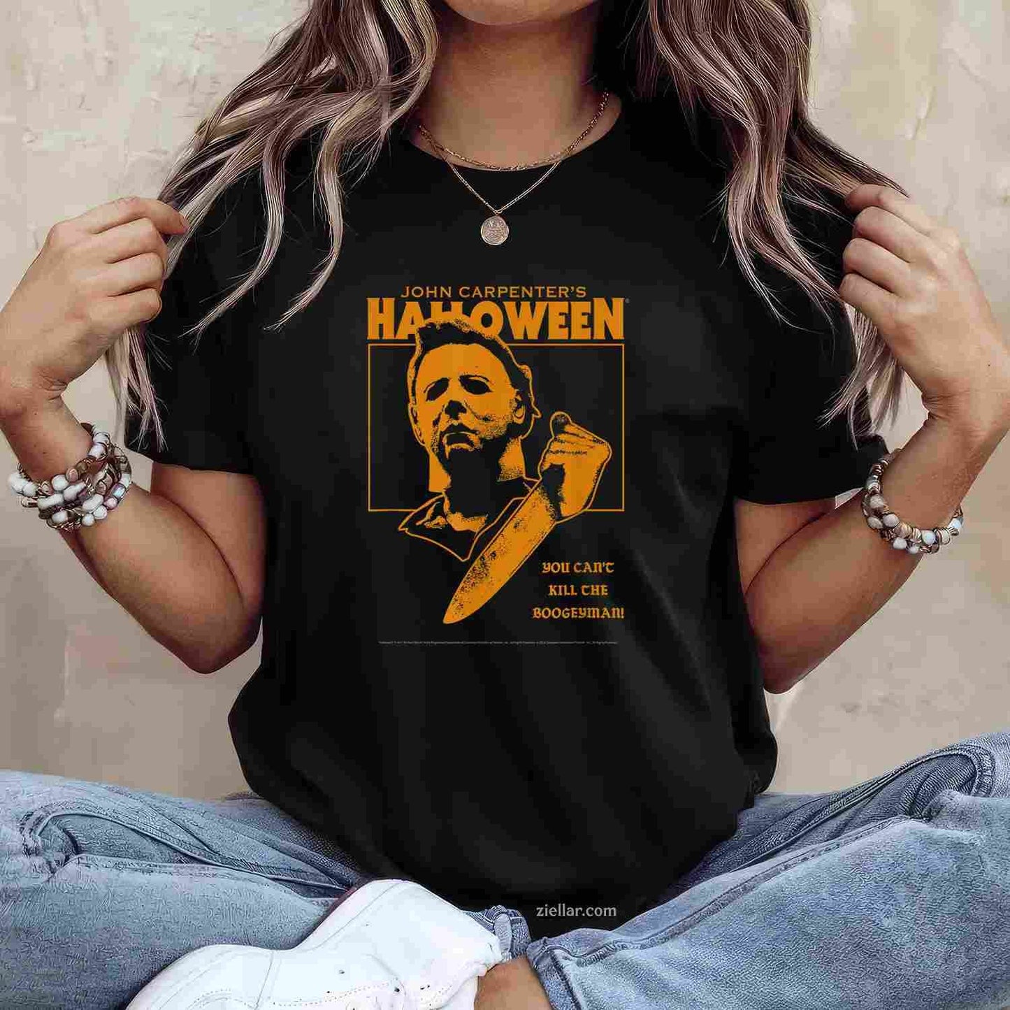 Halloween You Can't Kill the Boogeyman! Tee, Halloween T-Shirt for Men Women Adults Unisex, Classic Fit Unisex Design, Everyday Wear Essential