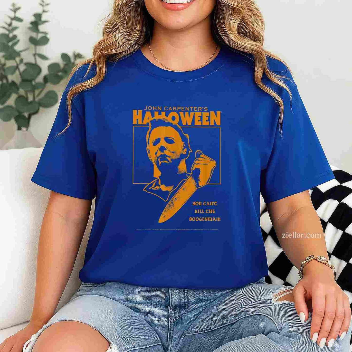 Halloween You Can't Kill the Boogeyman! Tee, Halloween T-Shirt for Men Women Adults Unisex, Classic Fit Unisex Design, Everyday Wear Essential