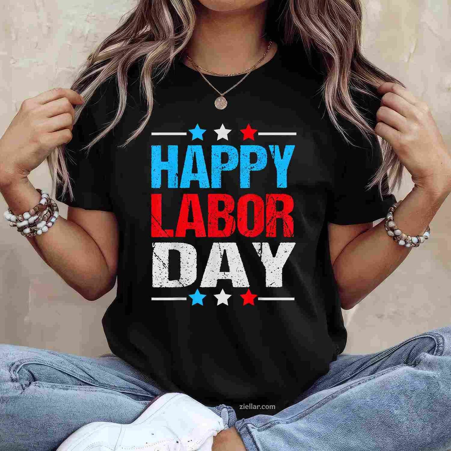 Happy Labor Day Shirt Patriot Happy Labor Day Men Women T-Shirt Tee