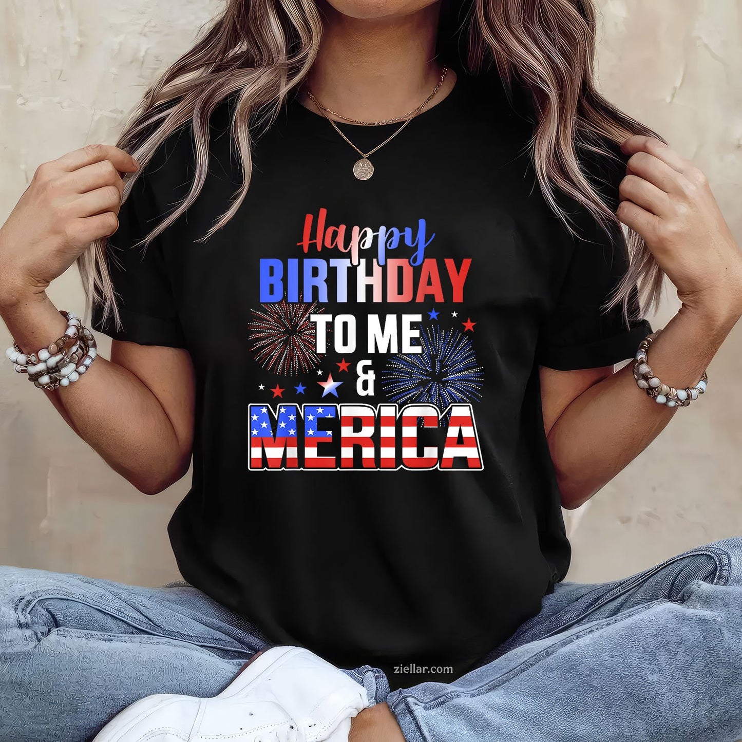 Happy birthday to me and merica with