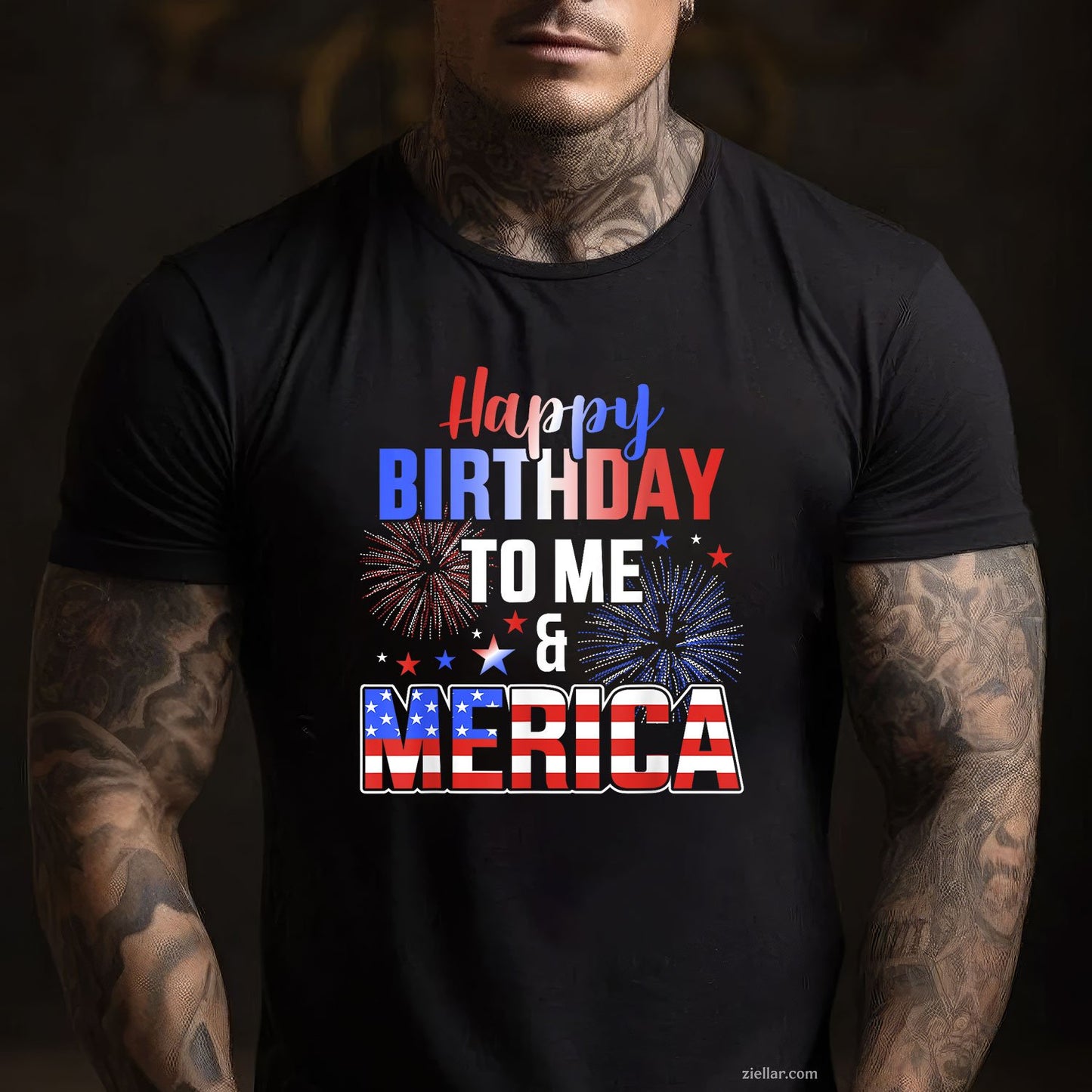 Happy birthday to me and merica with