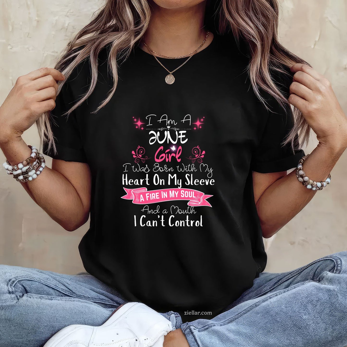I Am A June Girl Cute