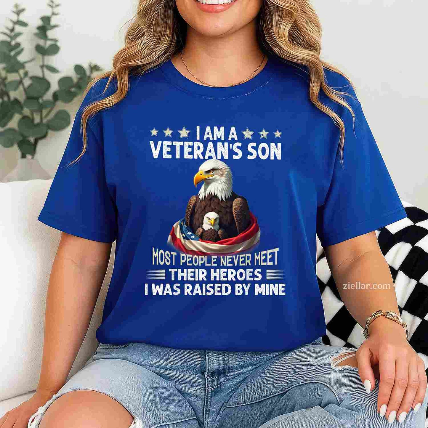 I Am A Veteran'S Son Most People Never Meet Their Heroes T-Shirt And Tee