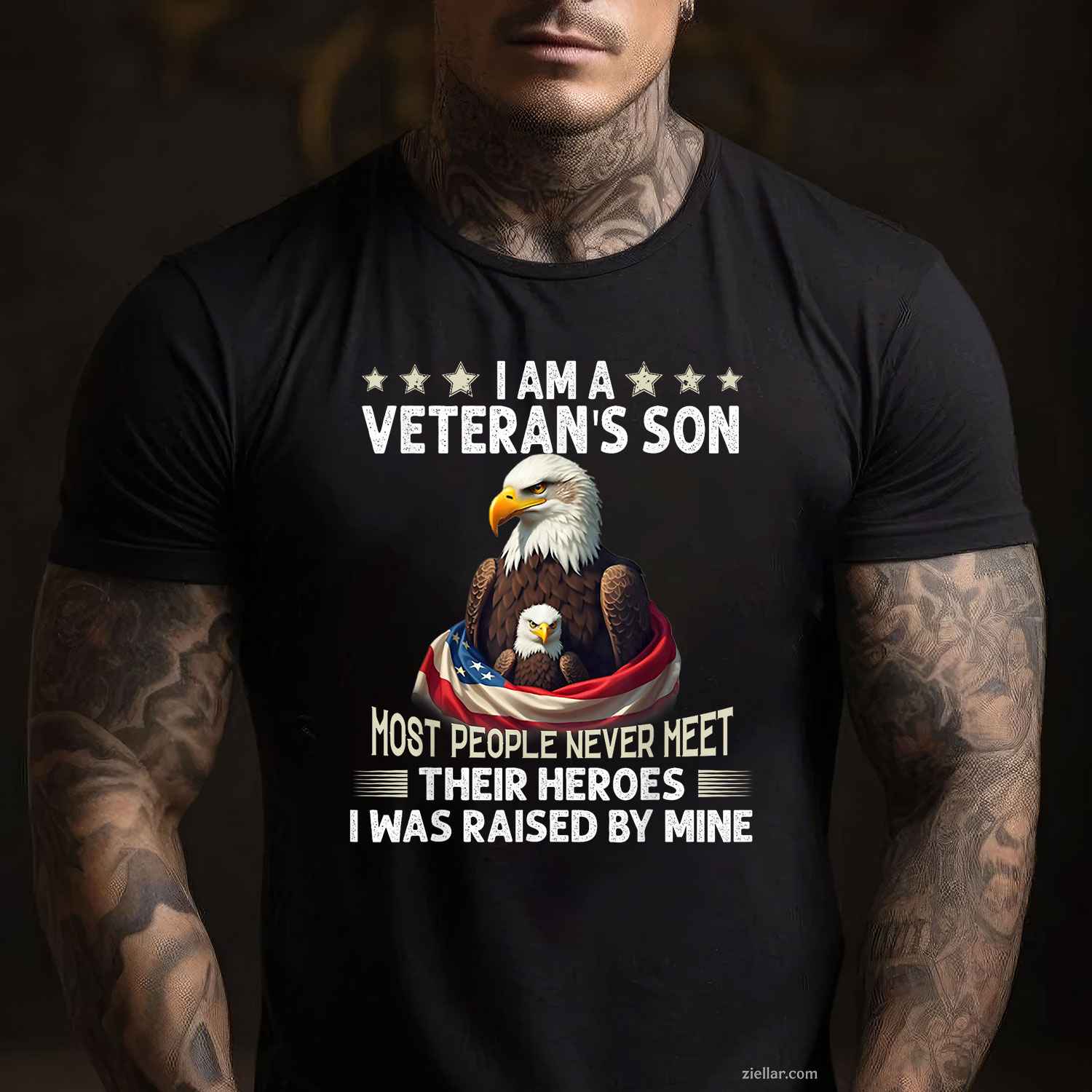 I Am A Veteran'S Son Most People Never Meet Their Heroes T-Shirt And Tee