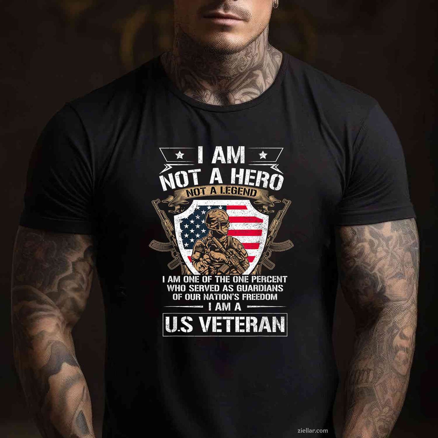 I Am Not A Hero Not A Legend I Am A Us Veteran T-Shirt And Tee For Adults