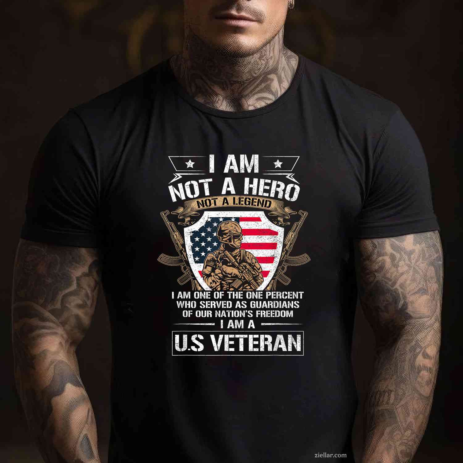 I Am Not A Hero Not A Legend I Am A Us Veteran T-Shirt And Tee For Adults