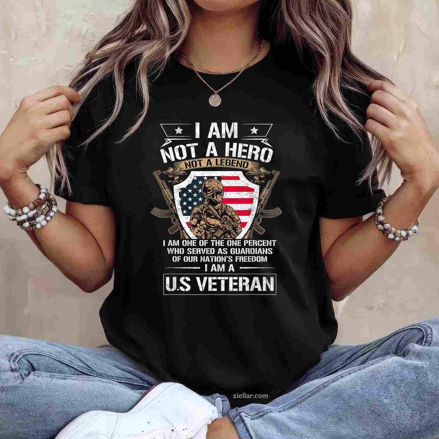 I Am Not A Hero Not A Legend I Am A Us Veteran T-Shirt And Tee For Adults