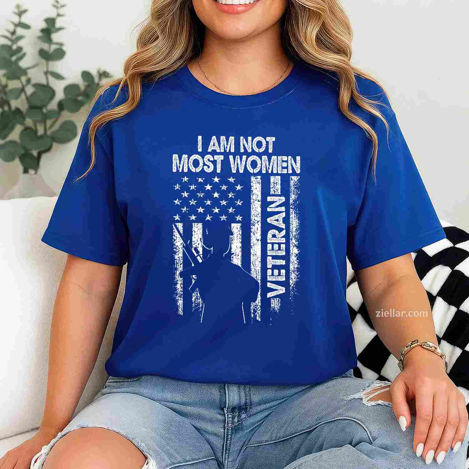 I Am Not Most Women, I Am A Veteran Soldier Wife Mom Mother T-Shirt And Tee For Adults