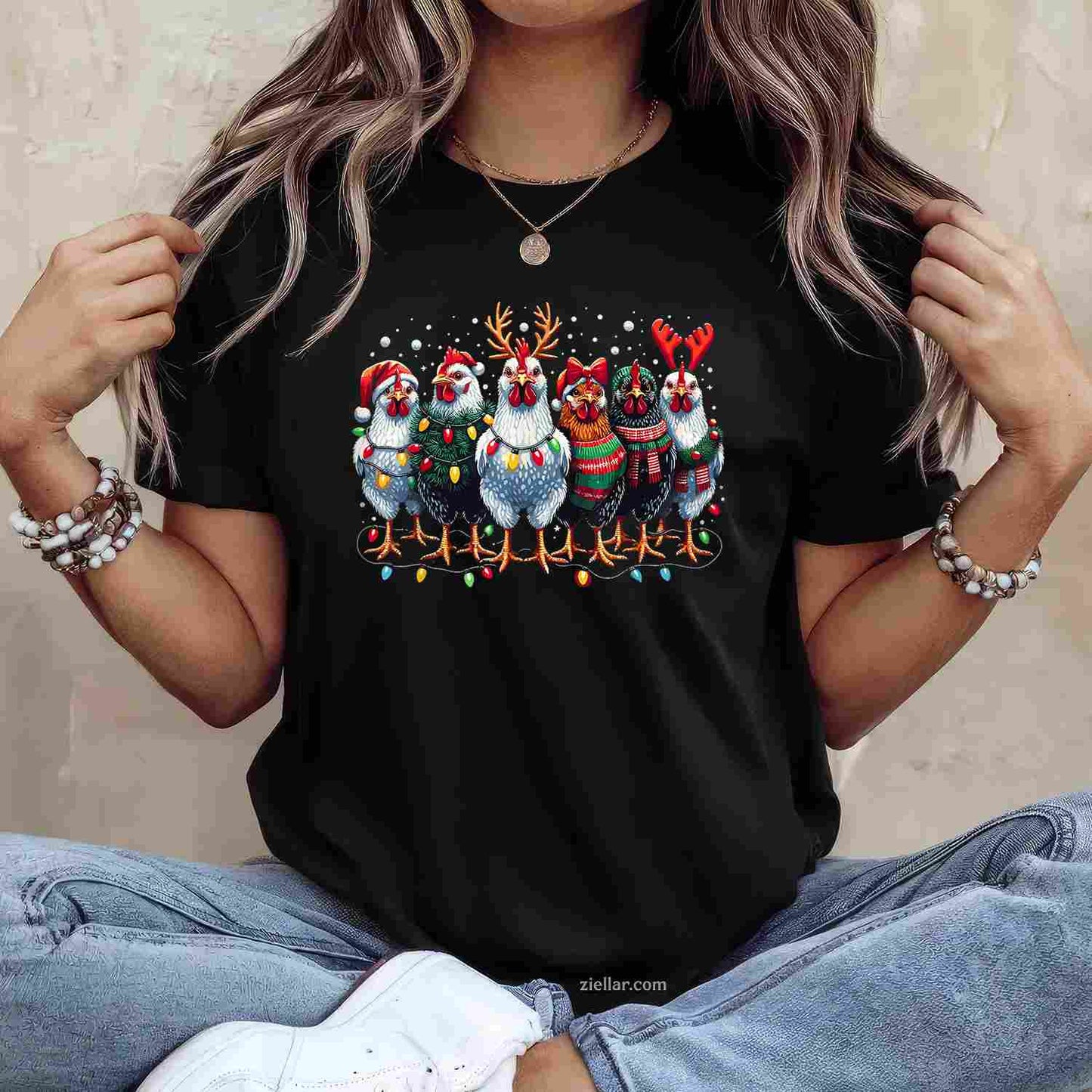 I Want A Squirrel For Christmas Three Santa Rodents In Socks T-Shirt, A Funny Squirrel For Christmas Tee