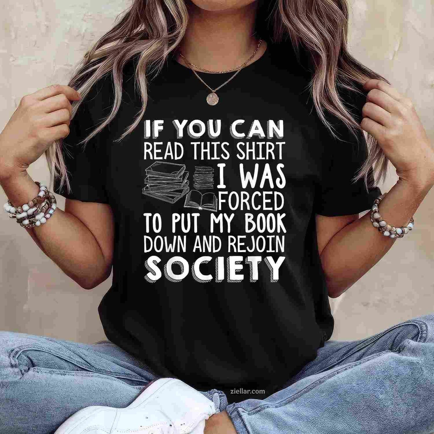If You Can Read This Book Lovers Novel Reading Funny T-Shirt