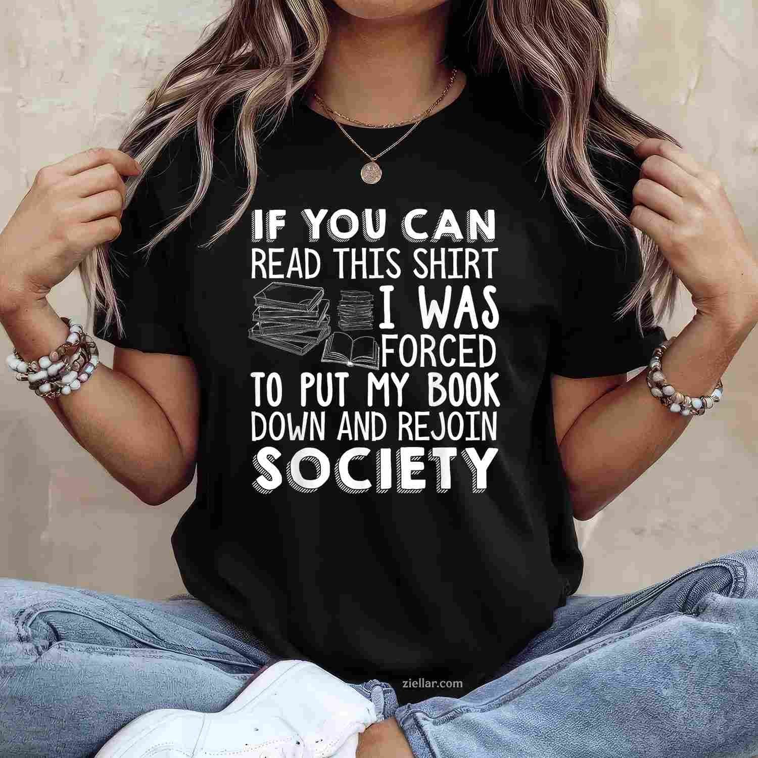 If You Can Read This Book Lovers Novel Reading Funny T-Shirt