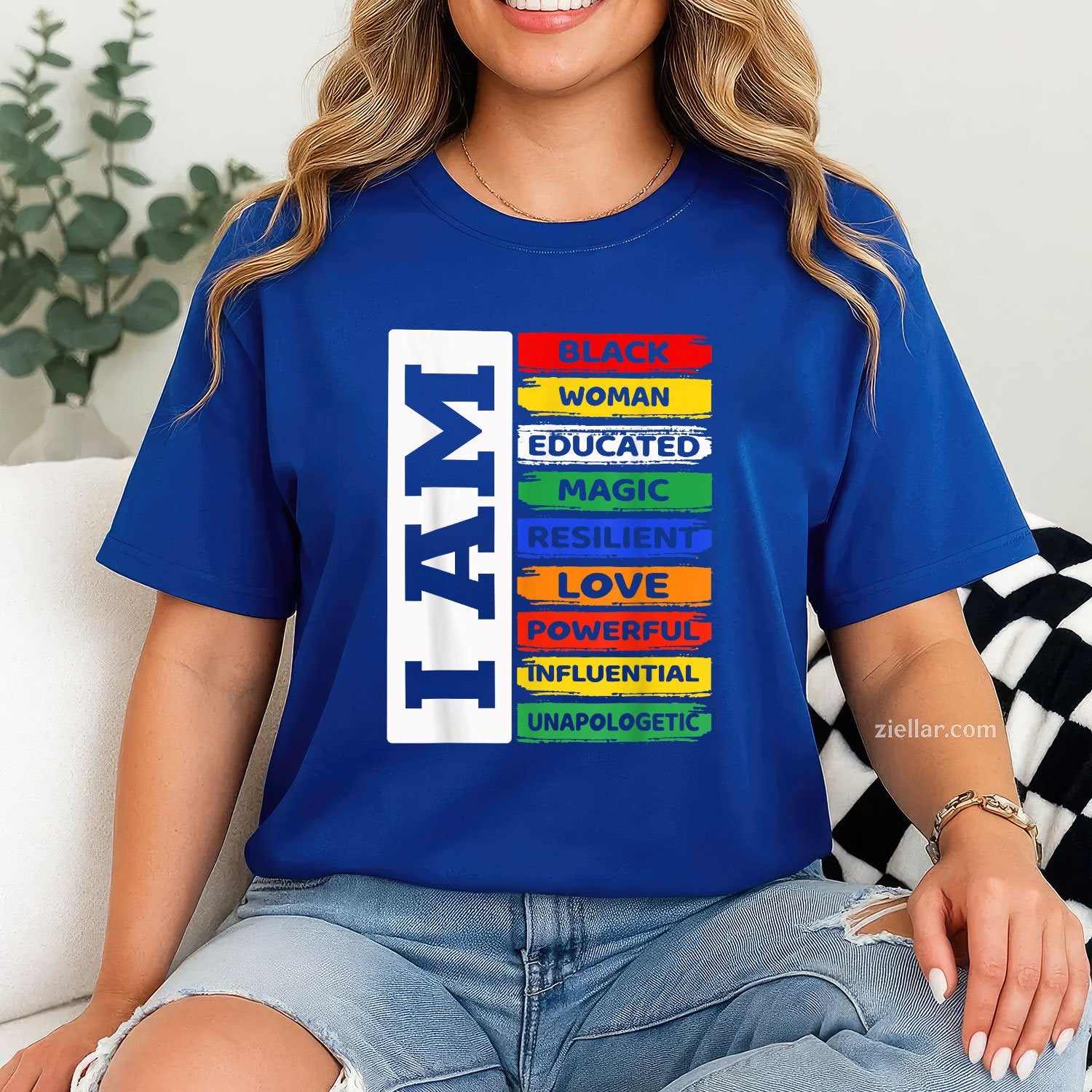 Im Black Woman African American Women Pride Juneteenth Tee