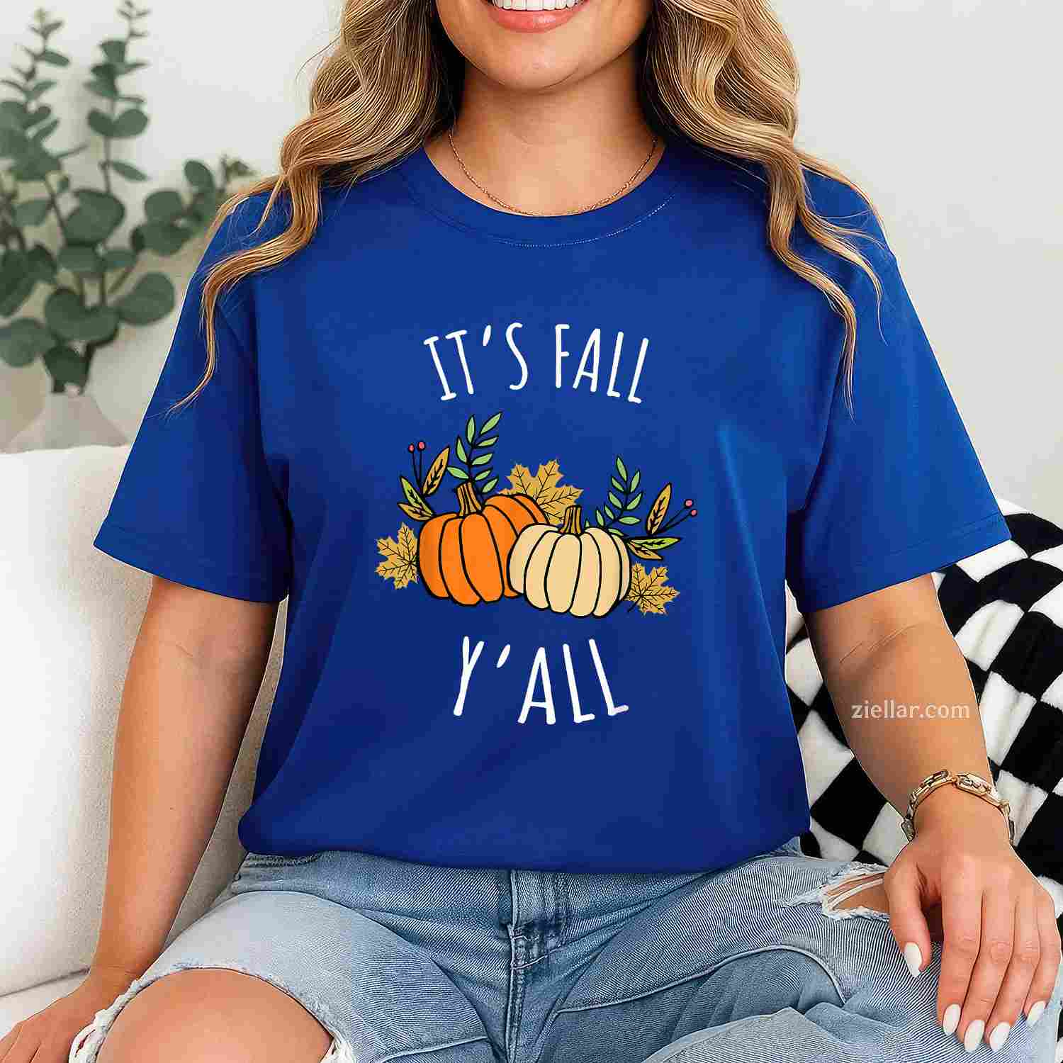 It's Fall Y'all - Funny Autumn & Thanksgiving Day Gift T-Shirt and Tee for Adults Men Women Unisex Limited Edition