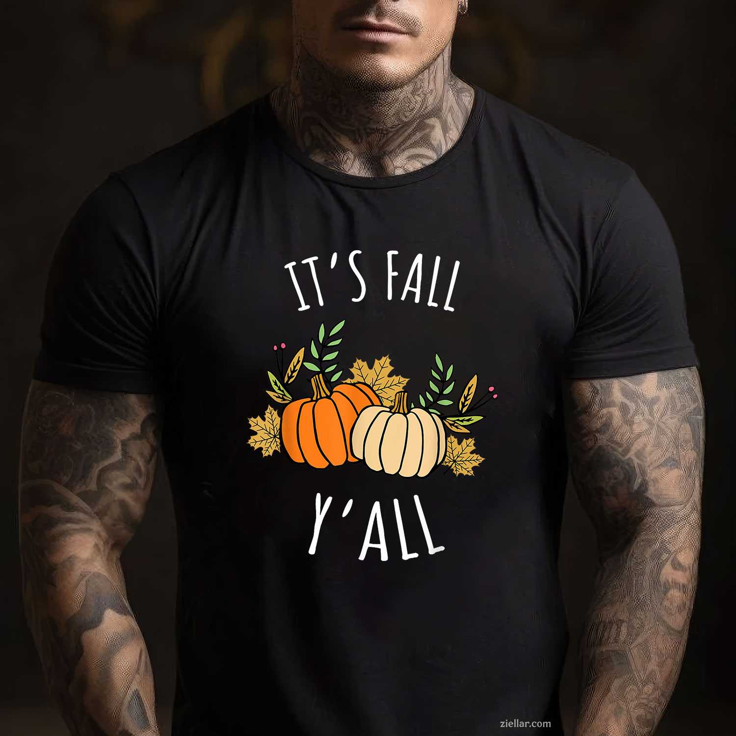 It's Fall Y'all - Funny Autumn & Thanksgiving Day Gift T-Shirt and Tee for Adults Men Women Unisex Limited Edition