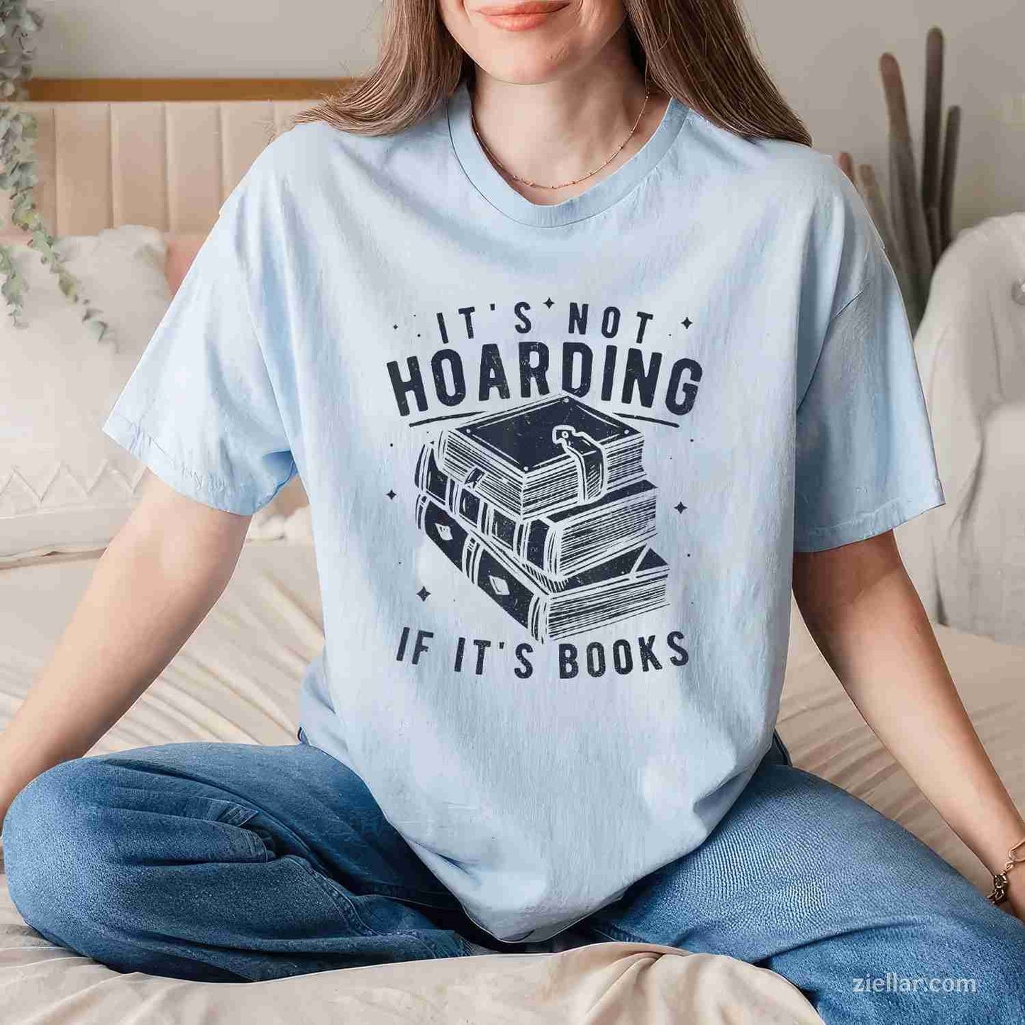 It's Not Hoarding If It's Books Book Lover Readers T-Shirt