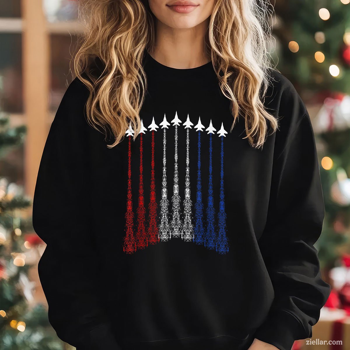 Jets 4th Of July For Men USA Patriotic Boys Graphic Sweatshirt, Independence Day Gift