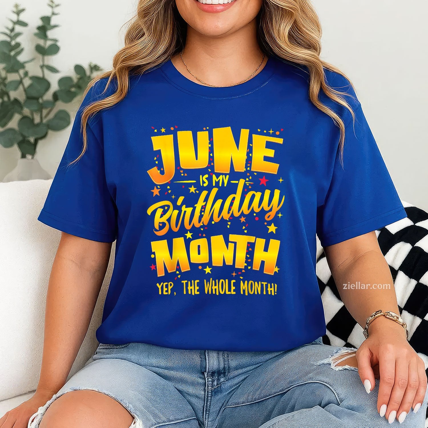 June Birthday Celebration Design For Men Women Youth