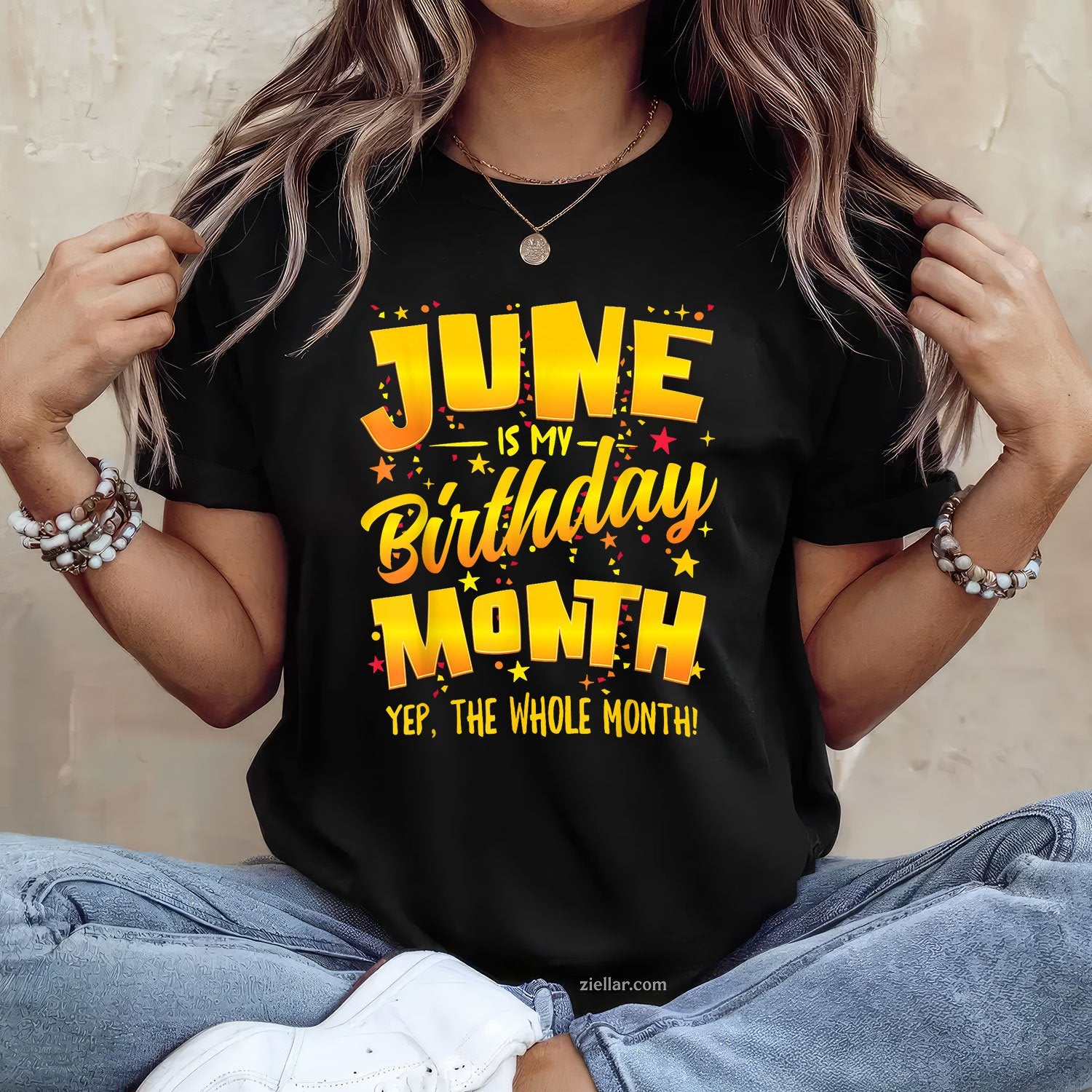 June Birthday Celebration Design For Men Women Youth