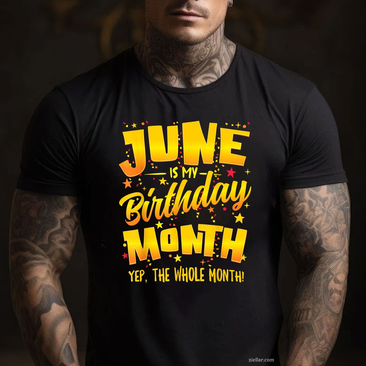 June Birthday Celebration Design For Men Women Youth
