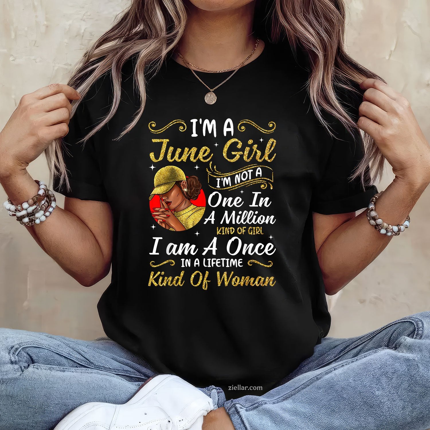June Black Girl Woman African American