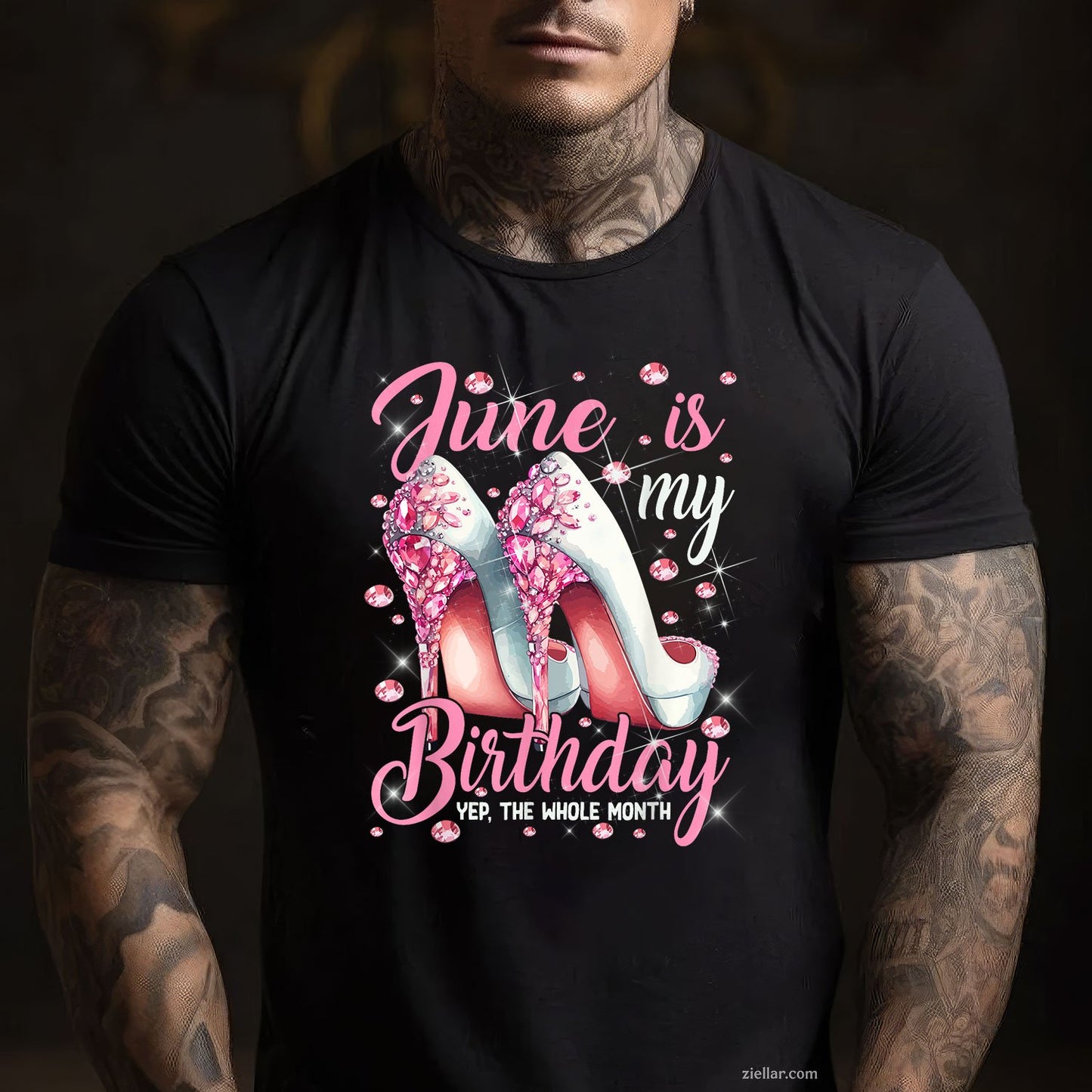 June Is My Birthday Month Pink Cute