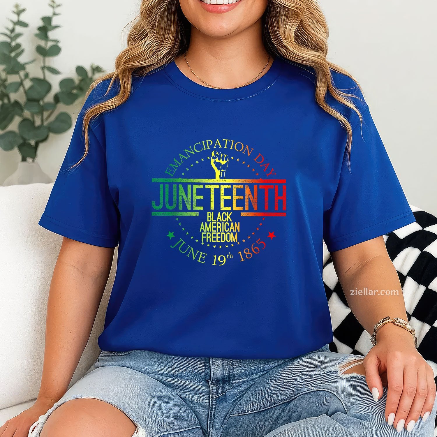 June Juneteenth American Tee History 19 African Black Freedom