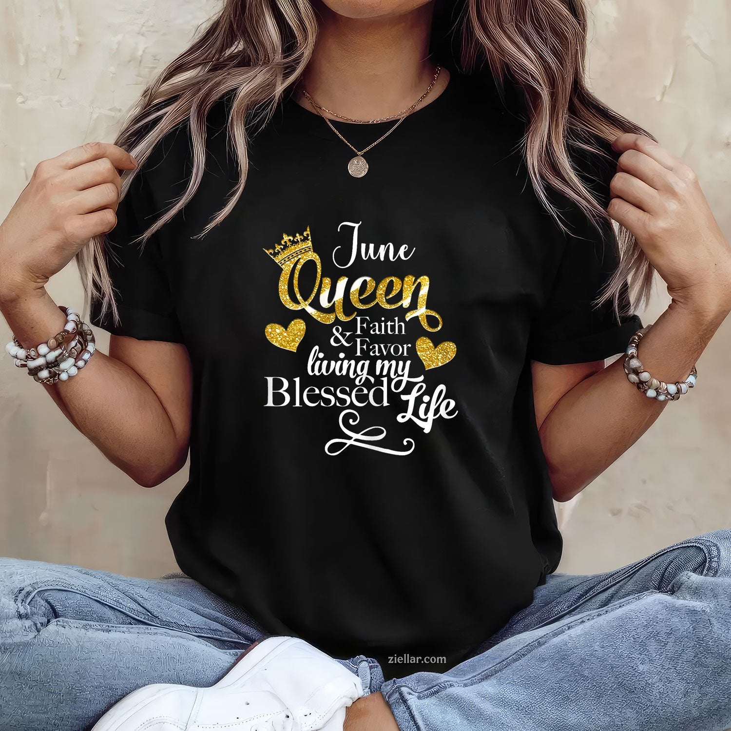 June Queen Faith Favor Living My Blessed Life Birthday