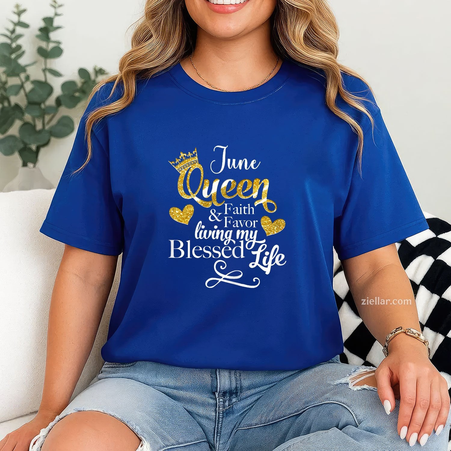 June Queen Faith Favor Living My Blessed Life Birthday