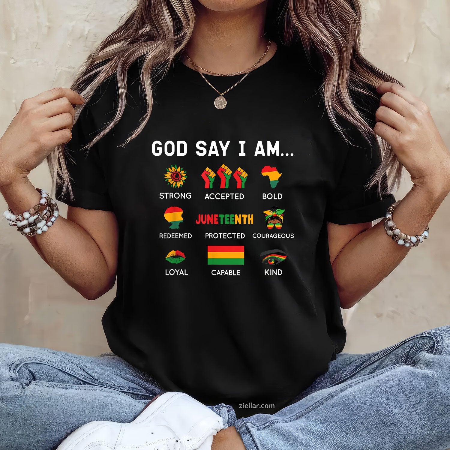 Juneteenth God Says I Am Celebrating Black