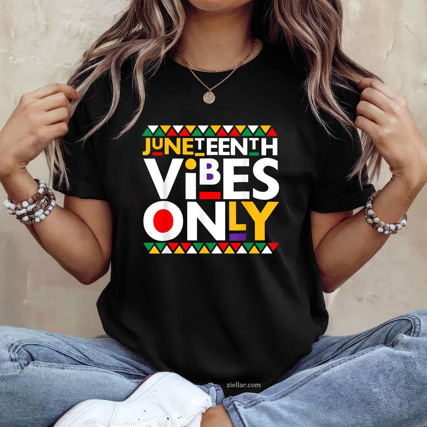 Juneteenth Vibes Only 1865 African American Men Women TShirt