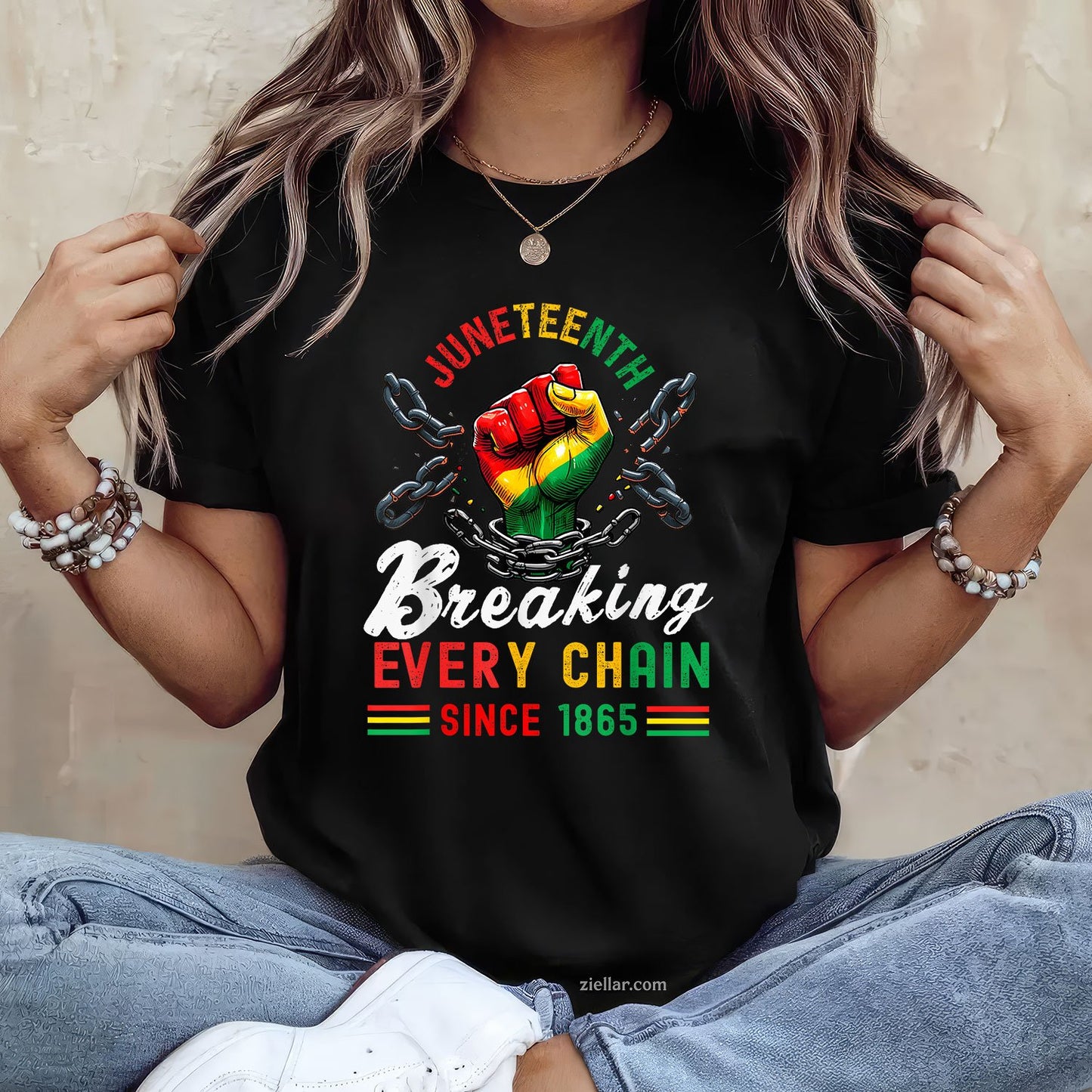 Juneteenth Shirts Women Men African American Freedom 1865 TShirt Unisex