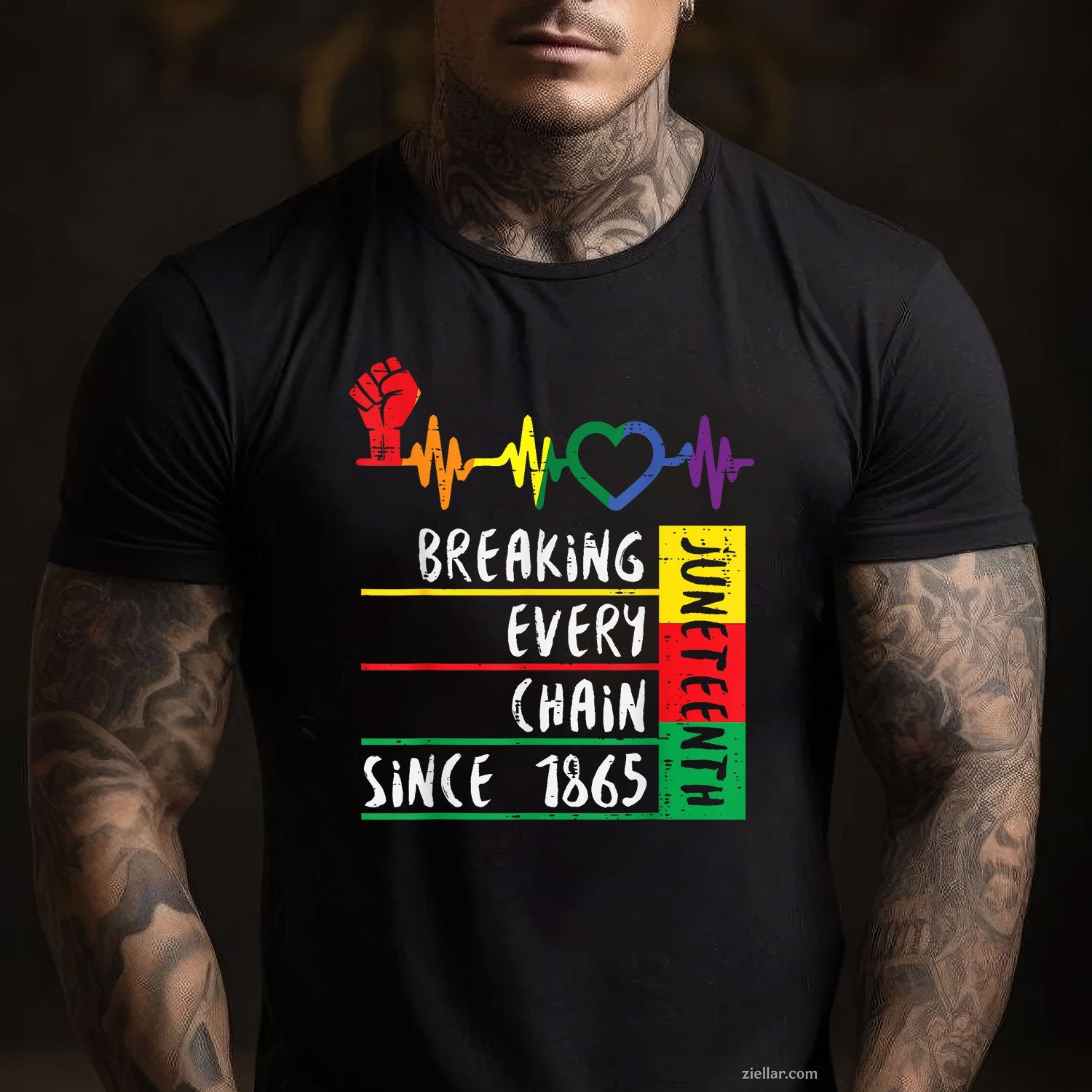 Juneteenth Breaking Every Chain Since 1865 Men Women