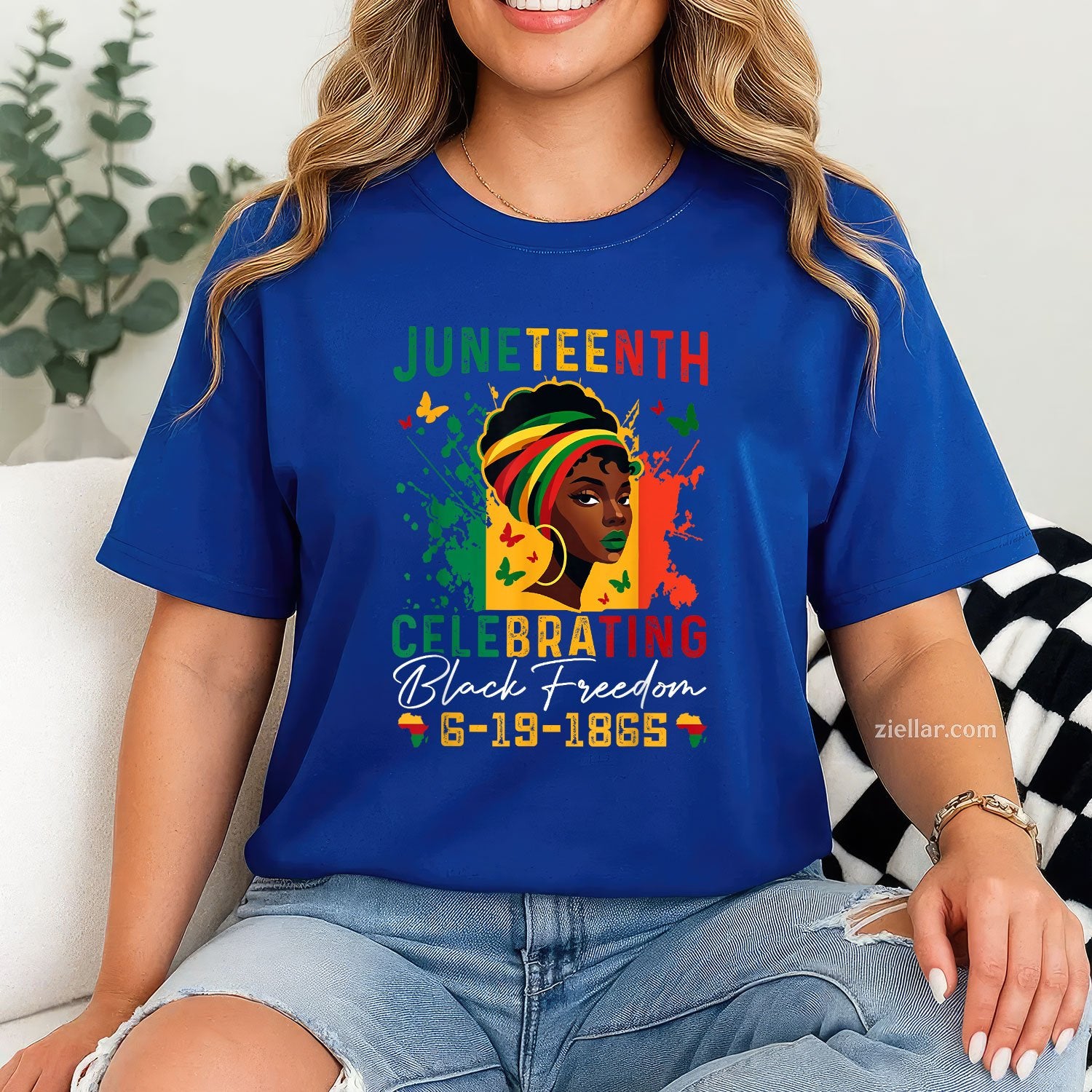 Juneteenth Celebrating Black Freedom 1865 TShirt Unisex