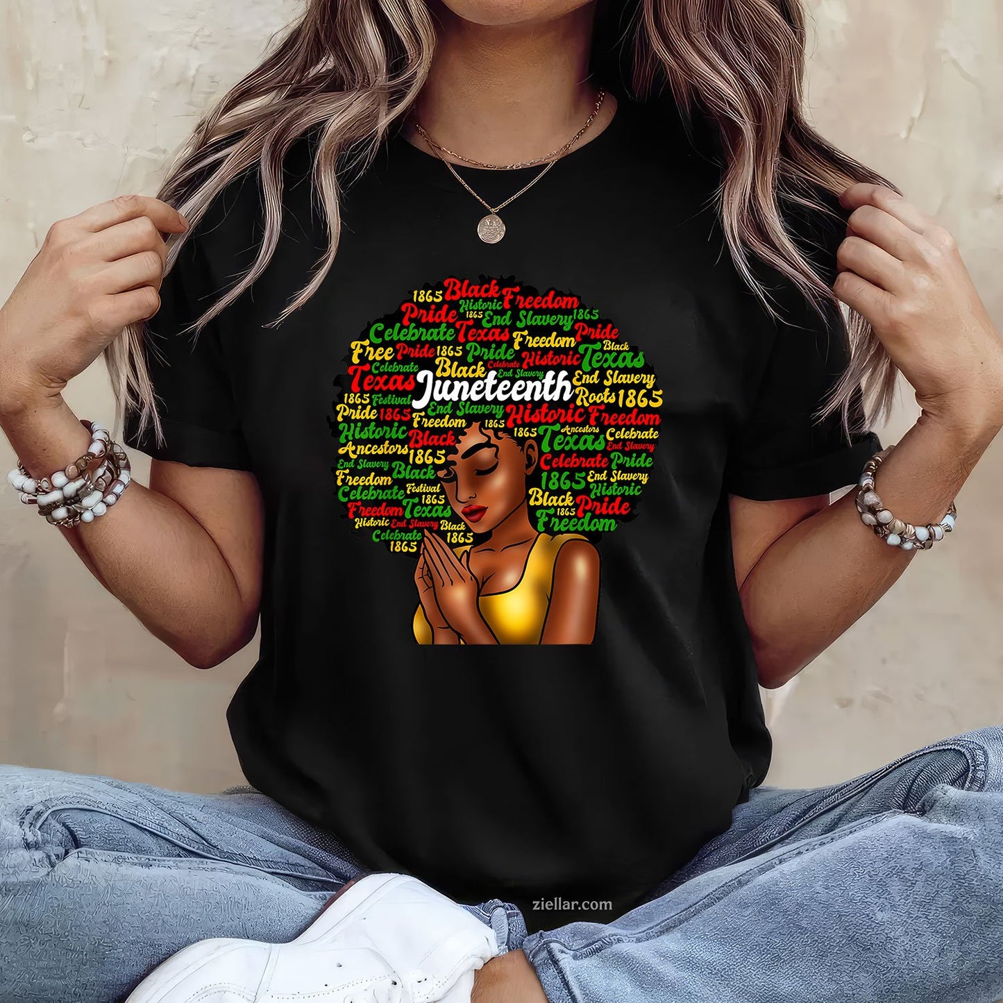 Juneteenth Melanin Black Women Natural Hair