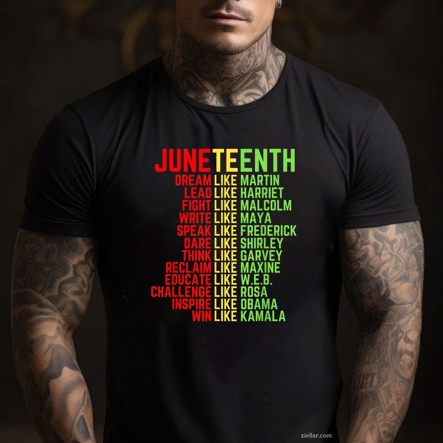 Juneteenth 1865 Dream Freedom Day Like Leaders TShirt Unisex