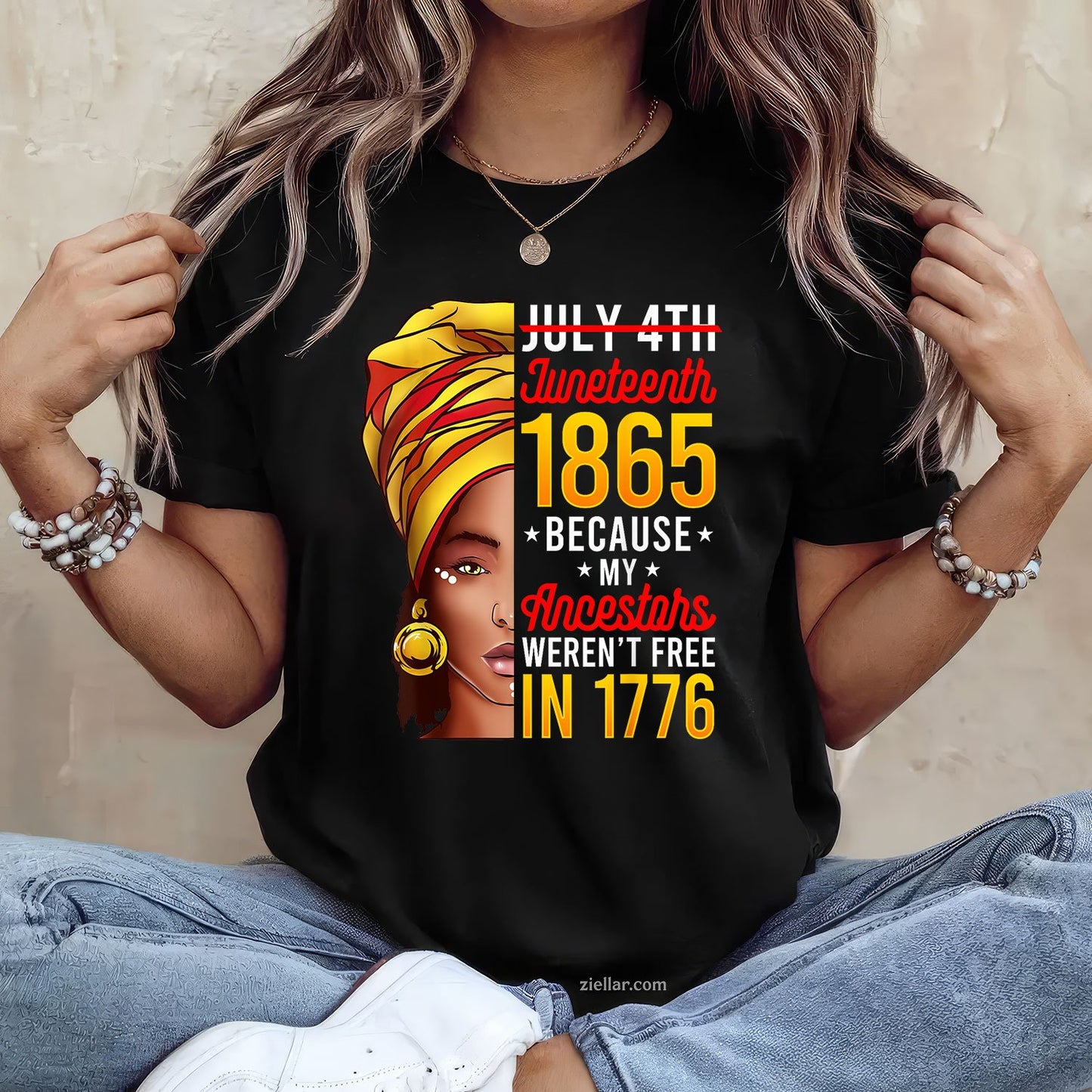 Juneteenth Shirts Women Tshirt African American TShirt Unisex