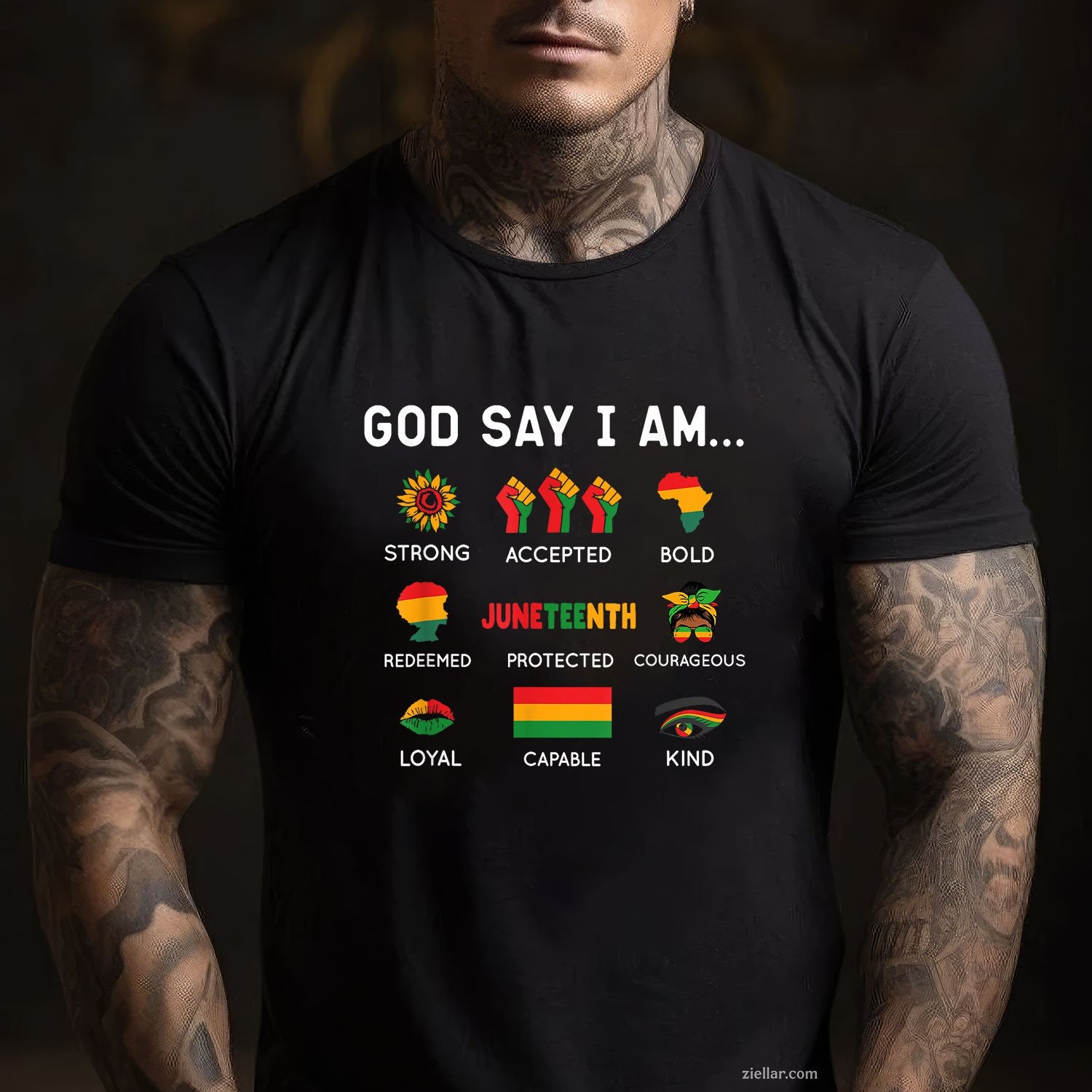 Juneteenth God Says I Am Celebrating Black