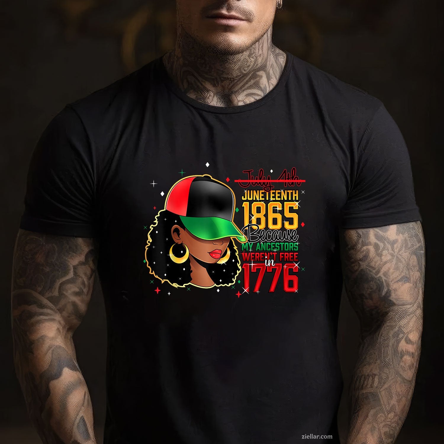 Juneteenth 1865 Because My Ancestors Werent Free In 1776 TShirt