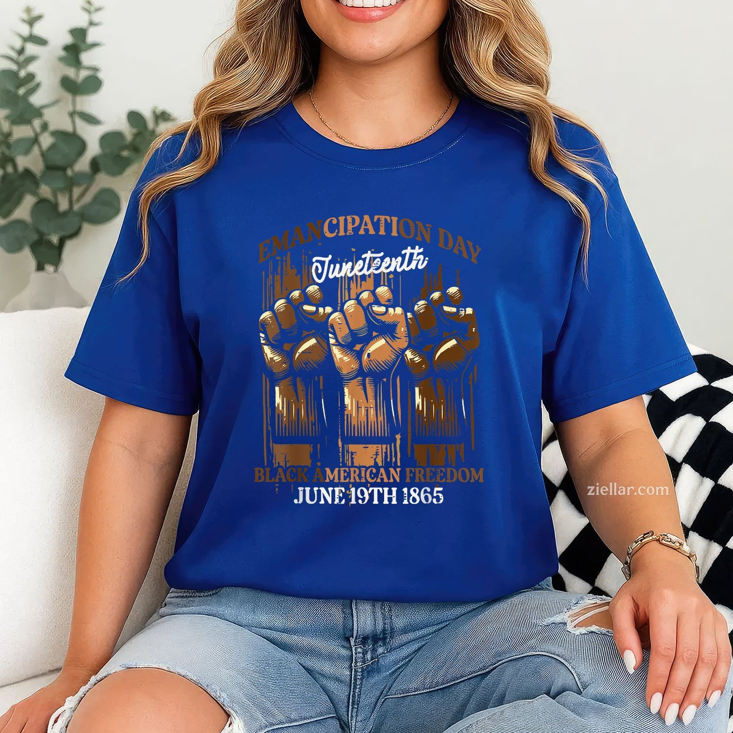 Juneteenth Emancipation Day Black African Men Women TShirt Unisex