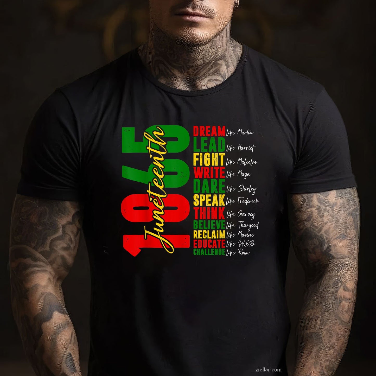 Juneteenth Shirt Dream Like Leaders Black History