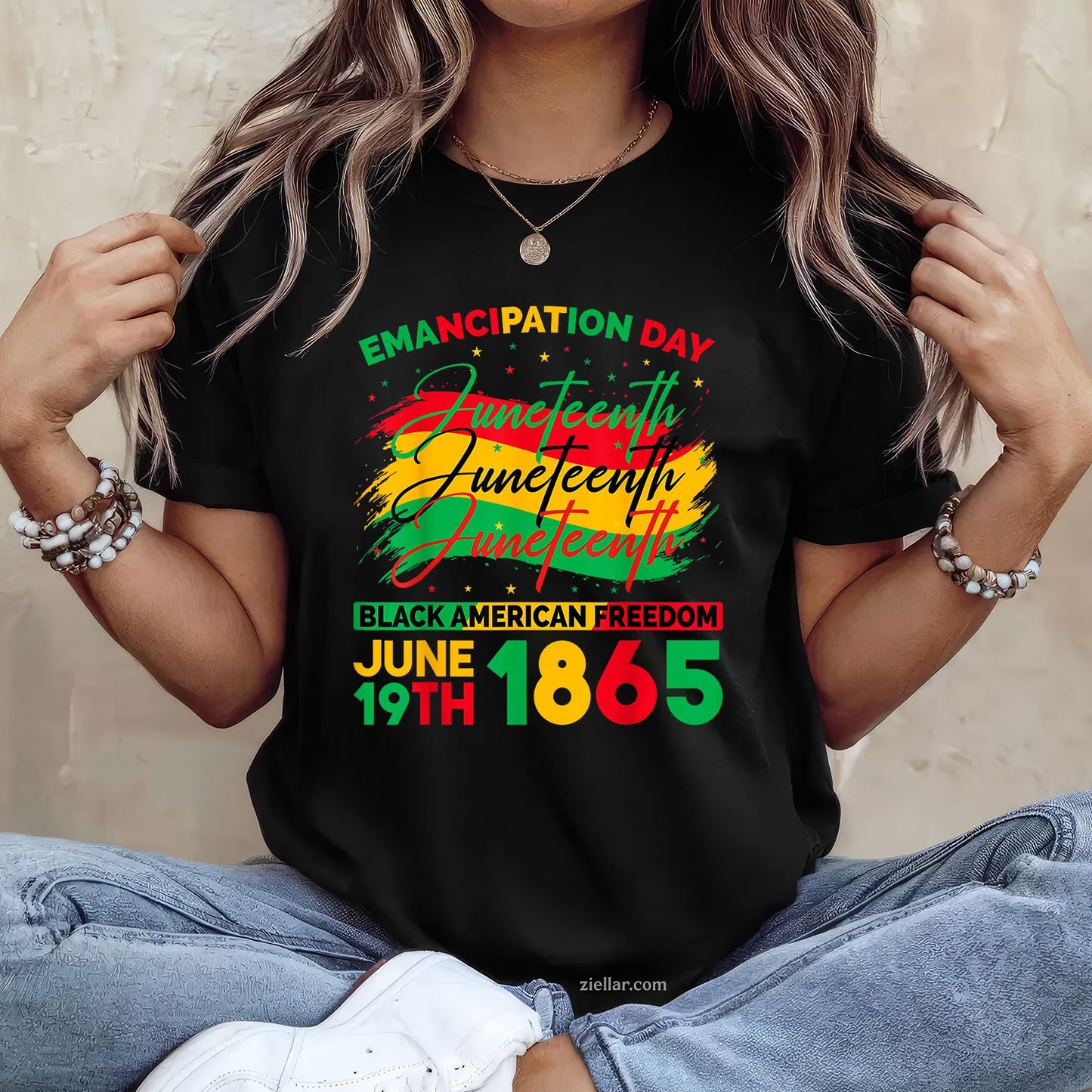 Juneteenth Black American Feedom 1865 Men Women