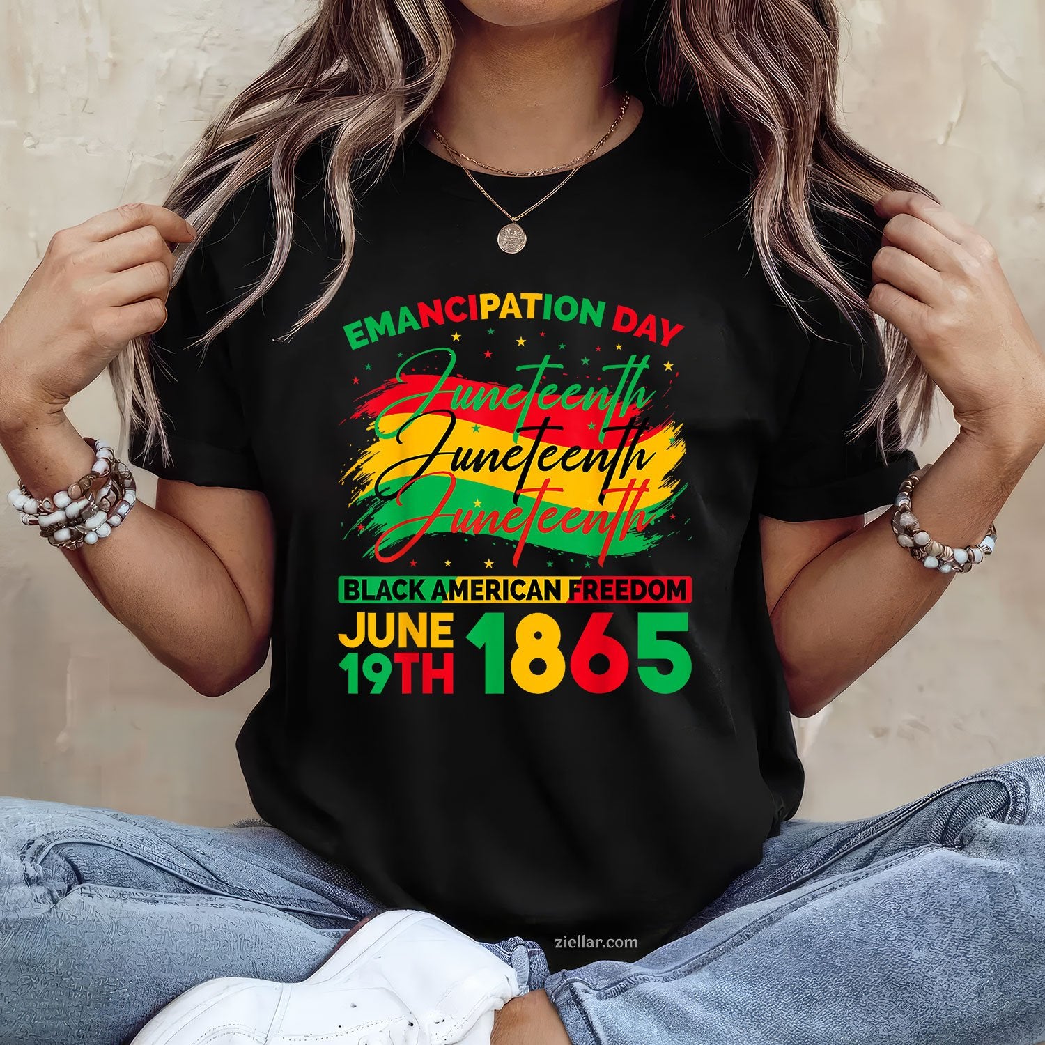 Juneteenth Black American Feedom 1865 Men Women