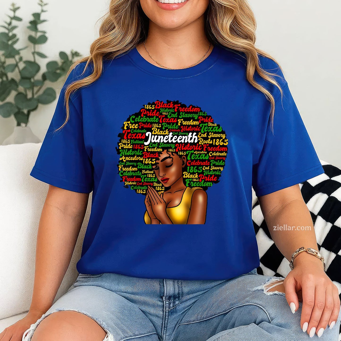 Juneteenth Melanin Black Women Natural Hair