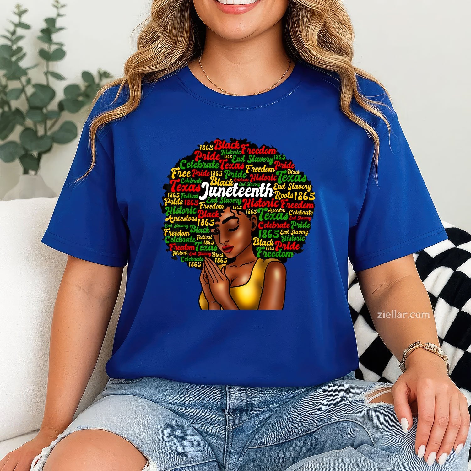 Juneteenth Melanin Black Women Natural Hair