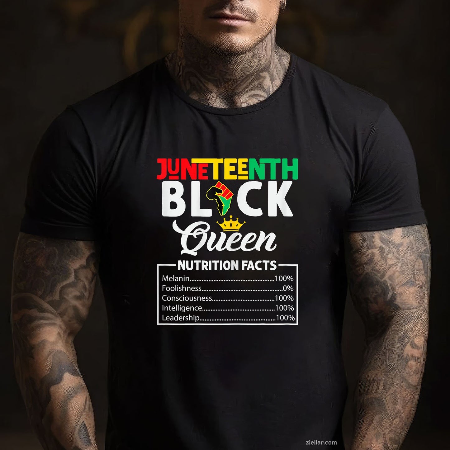 Juneteenth Womens Black Queen