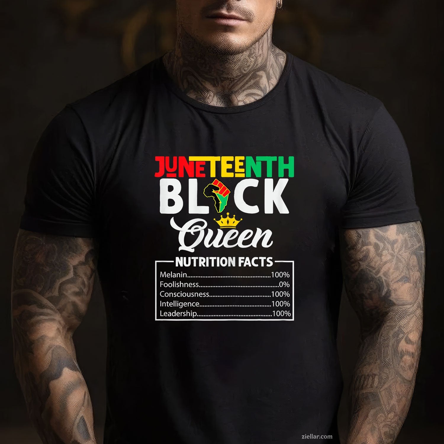 Juneteenth Womens Black Queen