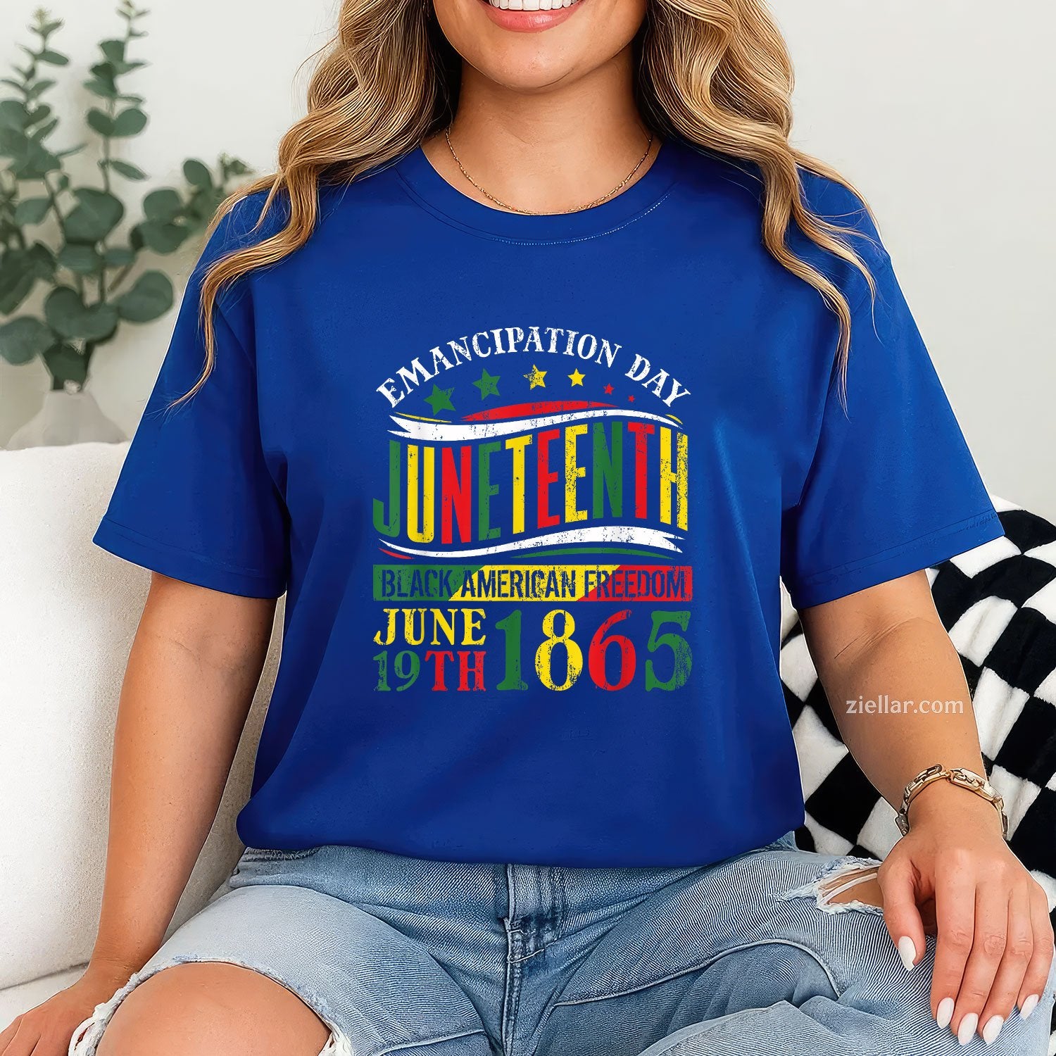 Juneteenth Black History Celebrating Freedom 1865 Tee TShirt